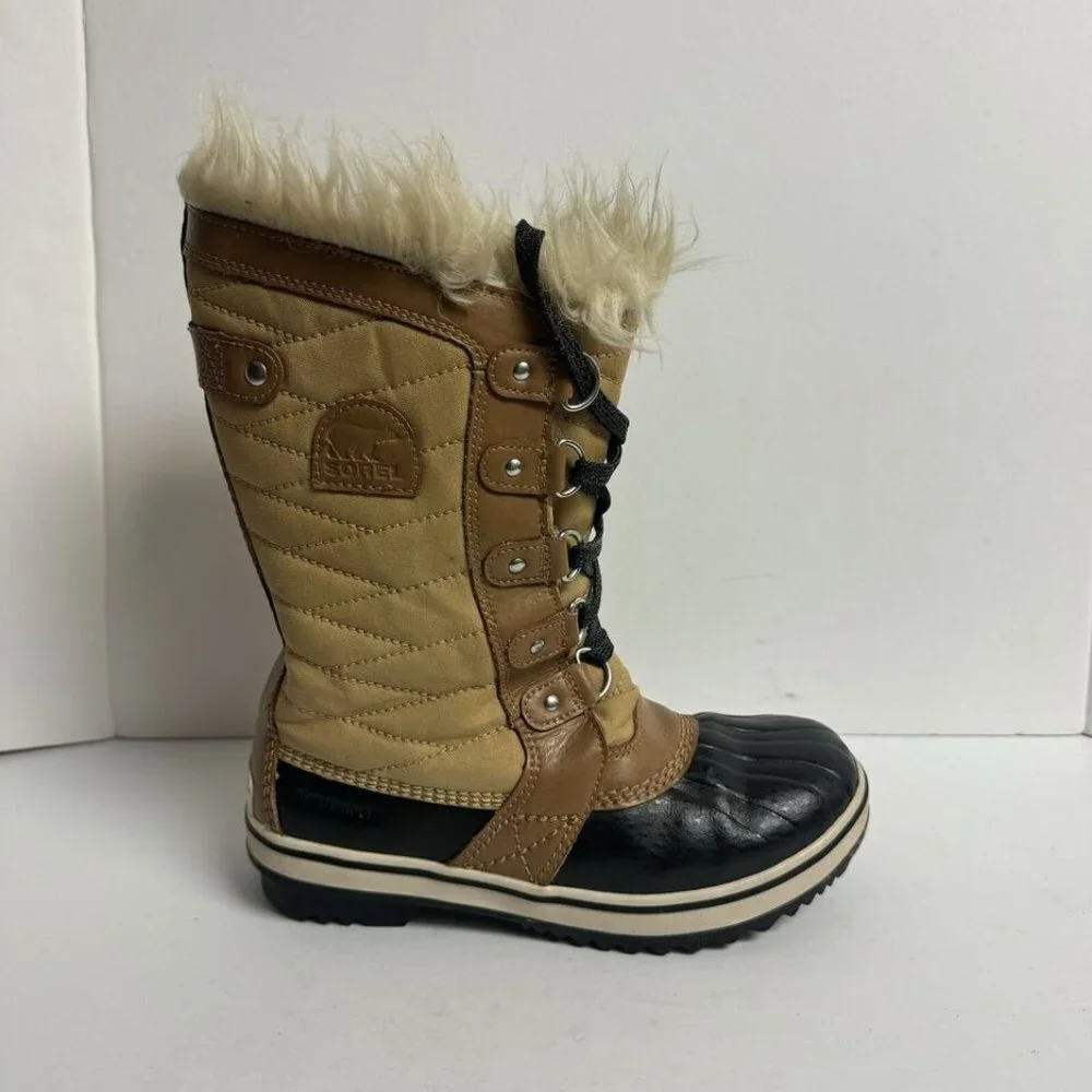 Sorel Girls Tofino II Waterproof Boot Brown Size 4 M